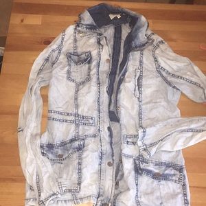 Light wash jacket